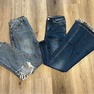 PacSun High Rise Straight Blue Jeans